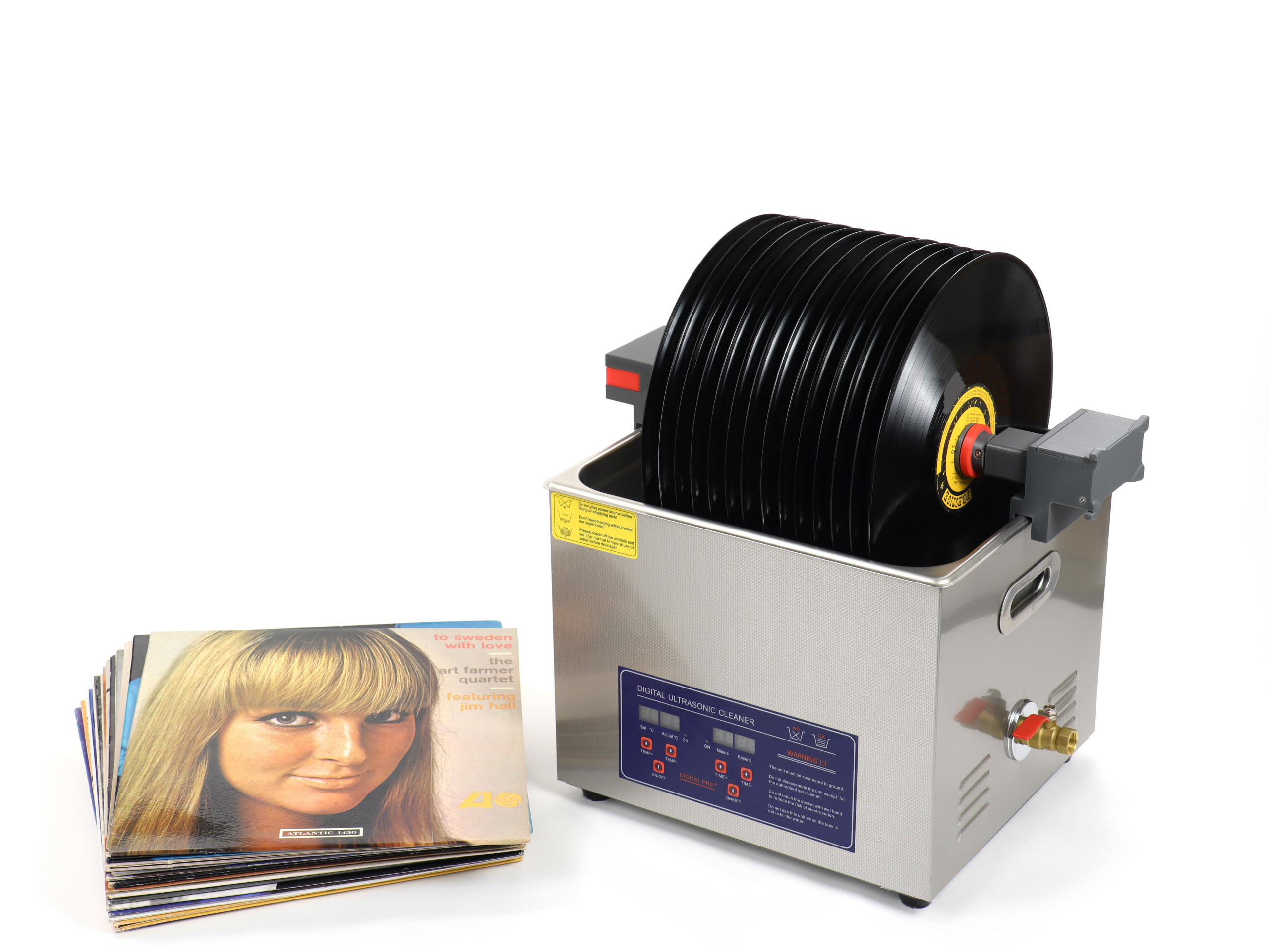 Ultrasonic Vinyl Record Cleaning - CleanerVinyl Pro (14 Records